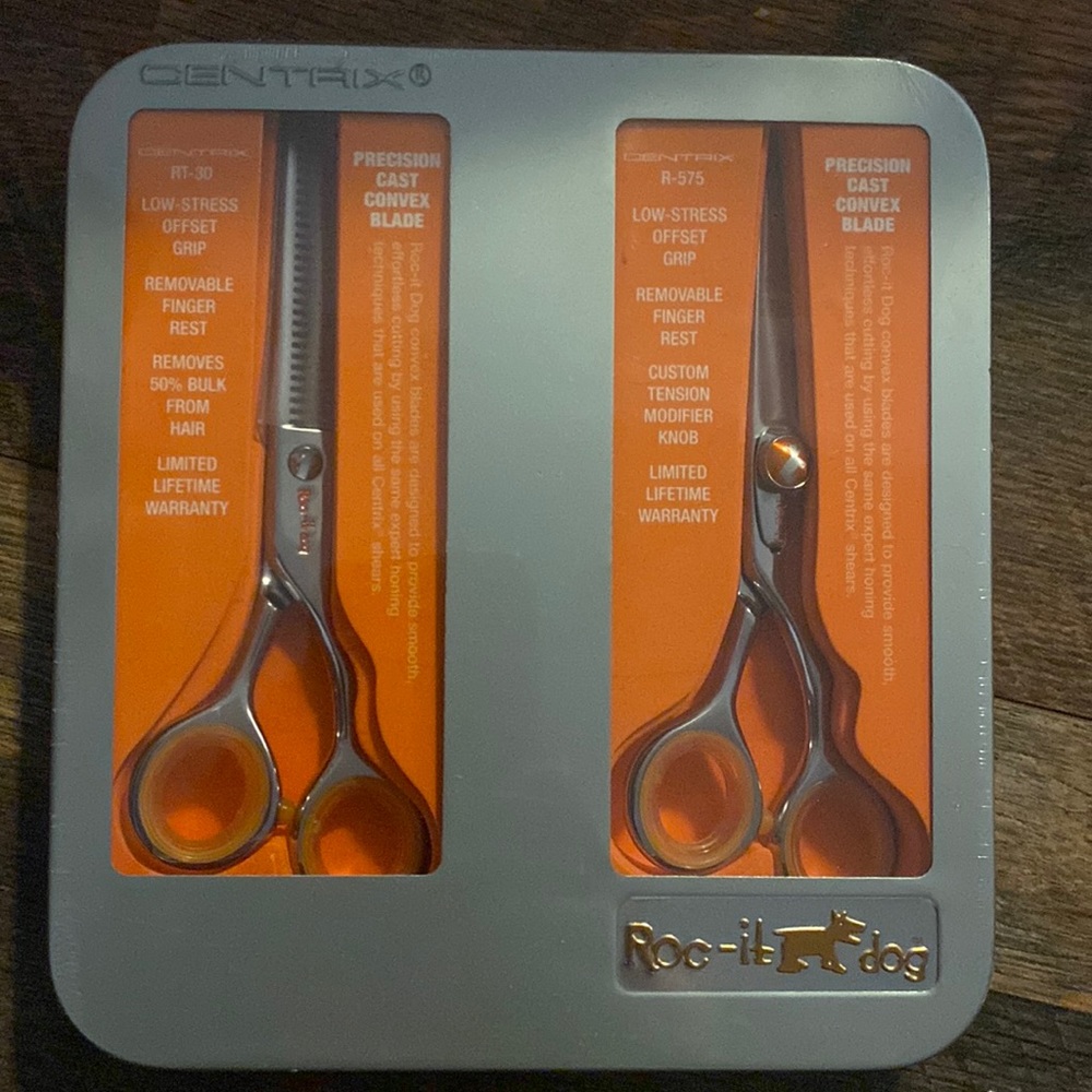 Roc-it dog shear and thinner set